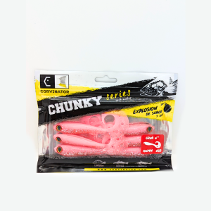 Vinilo Grub 'Curly' 106mm 6g Corvinator - Pack de 6 señuelos de pesca